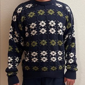 Retro Claiborne mens sweater